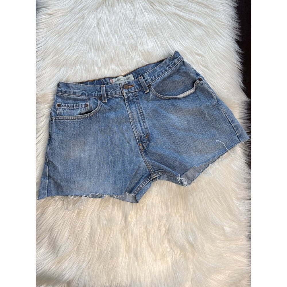 Levi’s 569 32” Cut From Men’s Loose Straight Denim Cut Offs